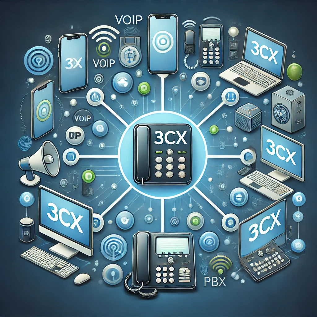 3CX-Telefonie und Bedienoberfläche